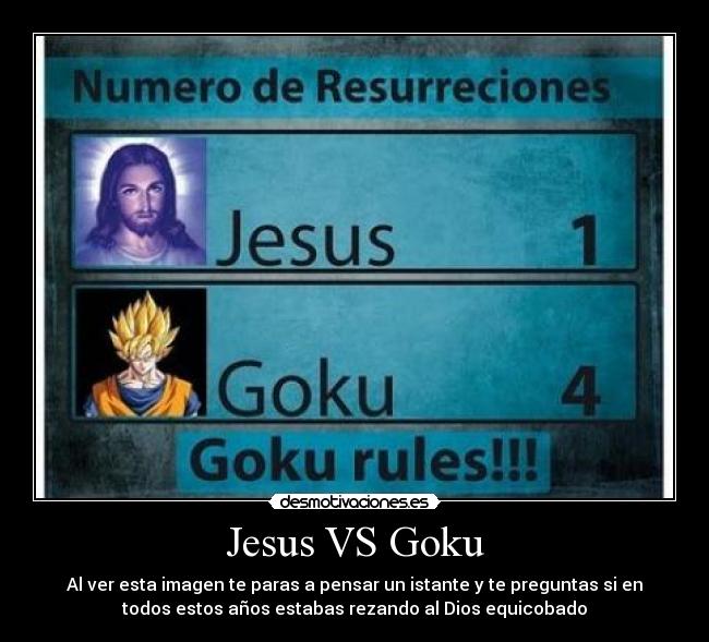 Jesus VS Goku - 