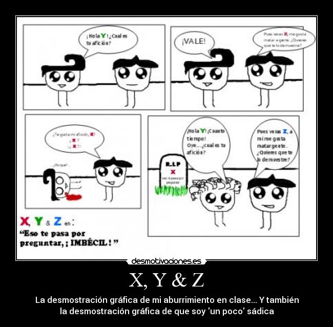 carteles comic aburrimiento clase dibujos desmotivaciones