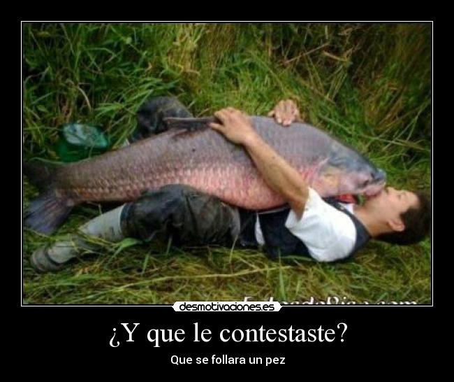 ¿Y que le contestaste? - 