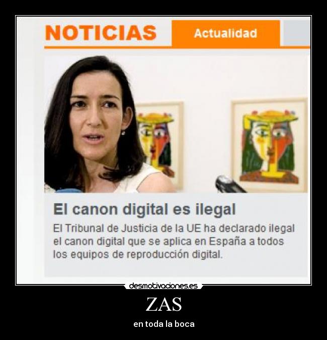 carteles canon sgae ladrones sinde zas desmotivaciones