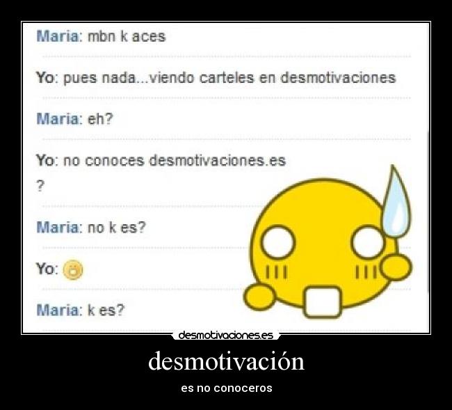 desmotivación -