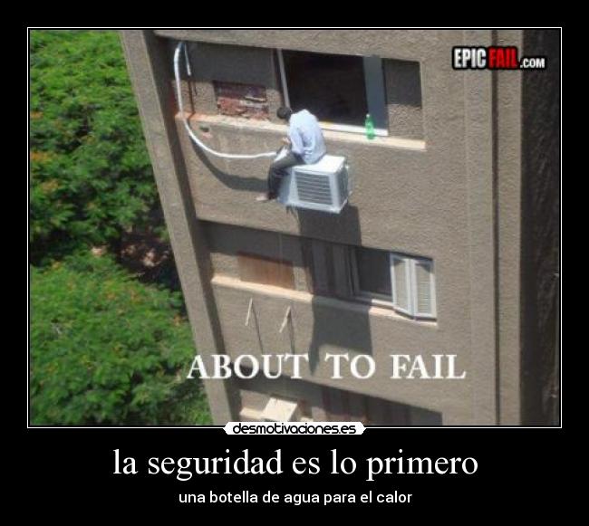la seguridad es lo primero - 