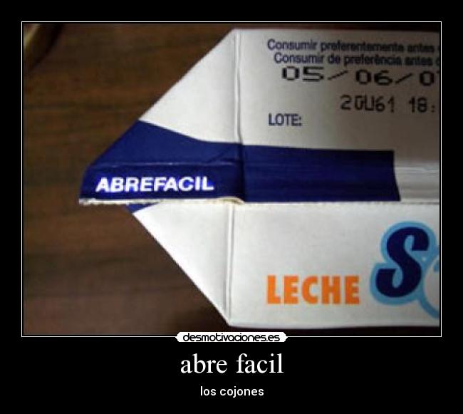 abre facil - los cojones