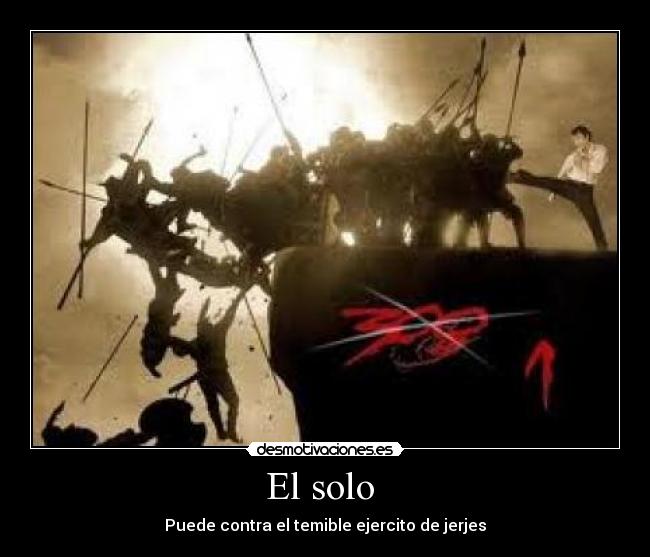 El solo - Puede contra el temible ejercito de jerjes