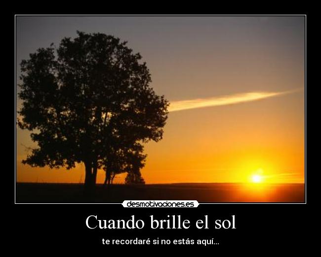Cuando brille el sol - 