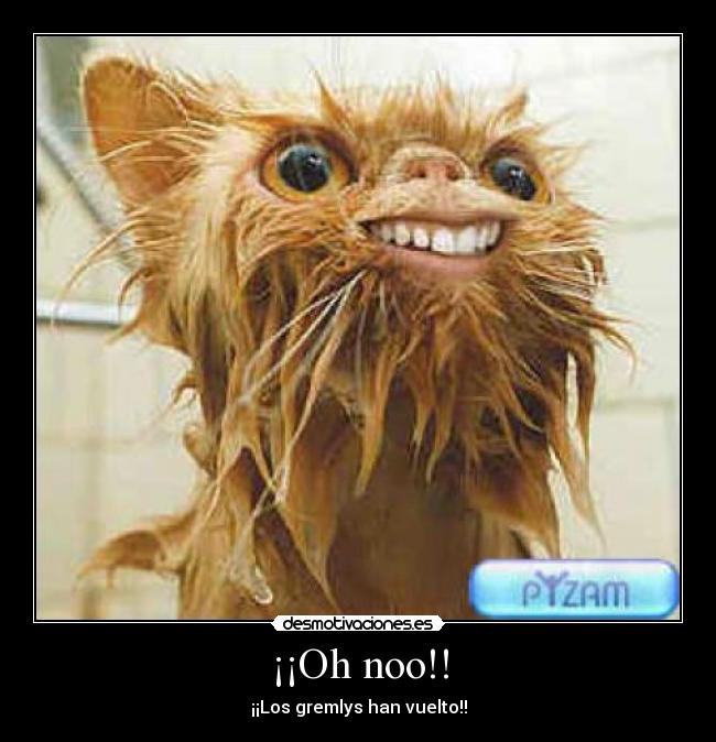 ¡¡Oh noo!! - ¡¡Los gremlys han vuelto!!