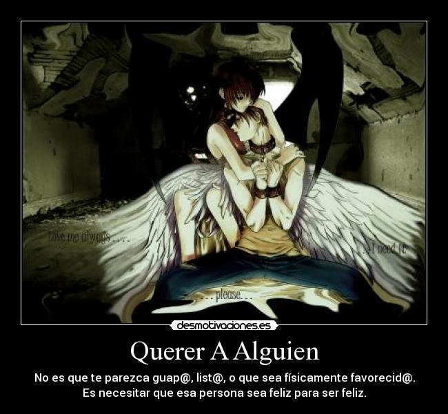 carteles querer anime desmotivaciones