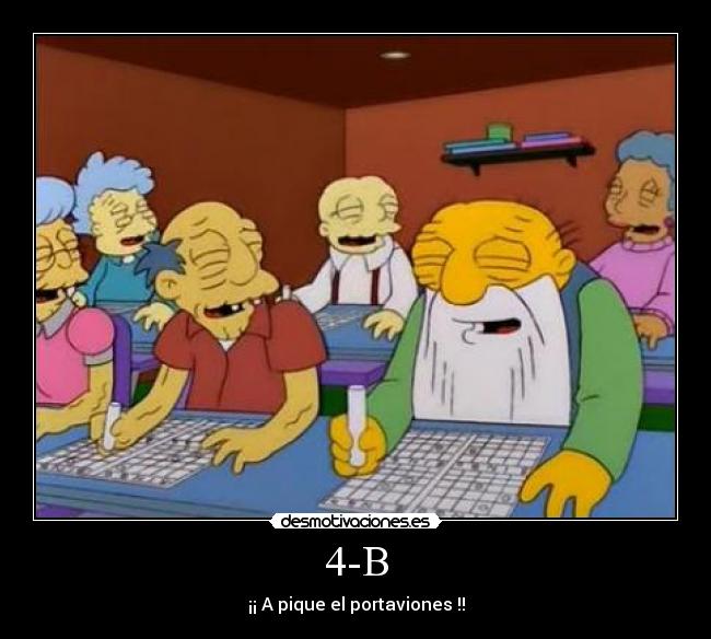 4-B - ¡¡ A pique el portaviones !!