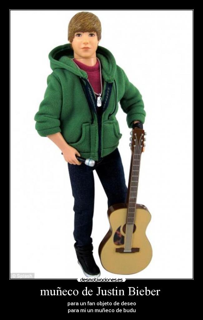 muñeco de Justin Bieber -