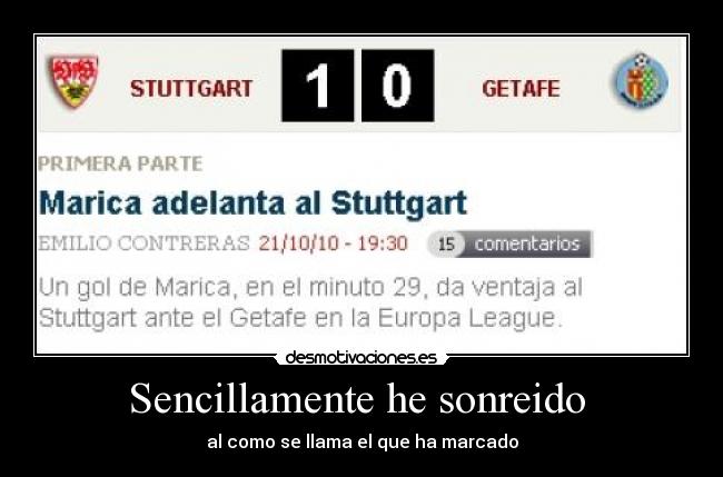 Sencillamente he sonreido  - 