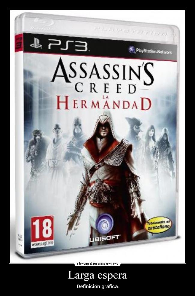 Larga espera - Definición gráfica.