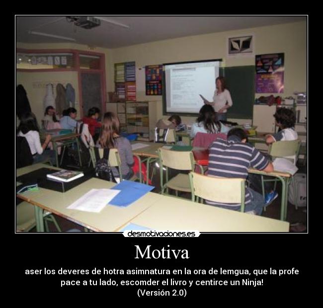 carteles ninja 20 desmotivaciones