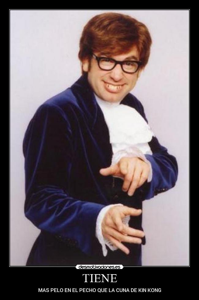 TIENE - MAS PELO EN EL PECHO QUE LA CUNA DE KIN KONG
