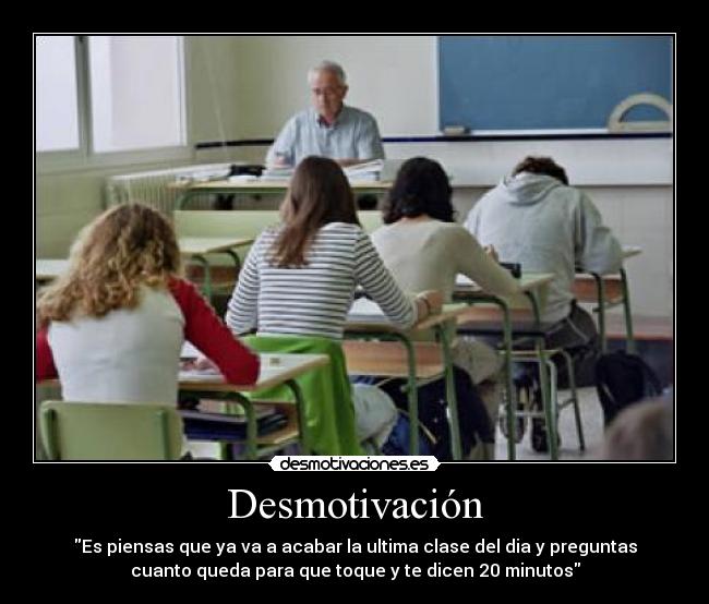 Desmotivación - 