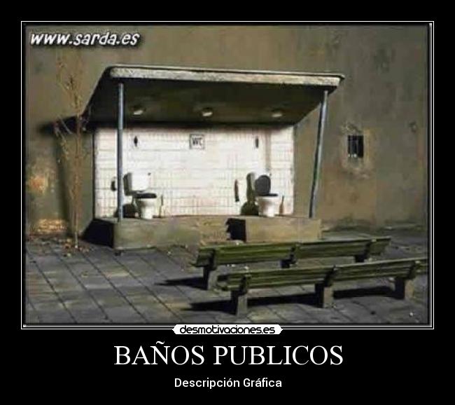 BAÑOS PUBLICOS - Descripción Gráfica