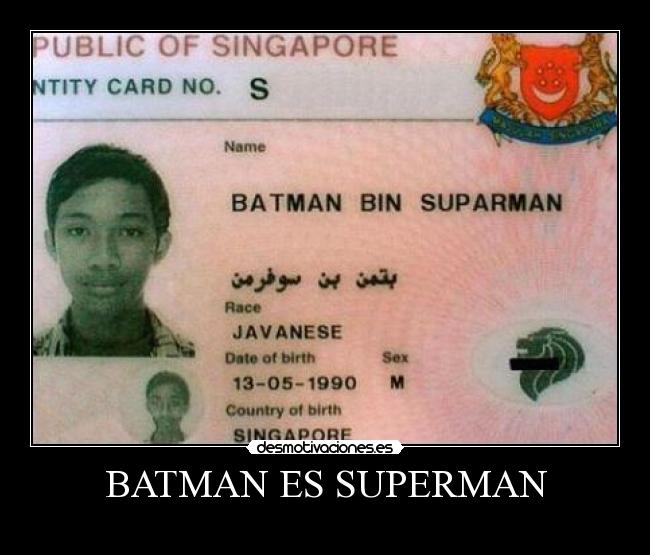 BATMAN ES SUPERMAN -