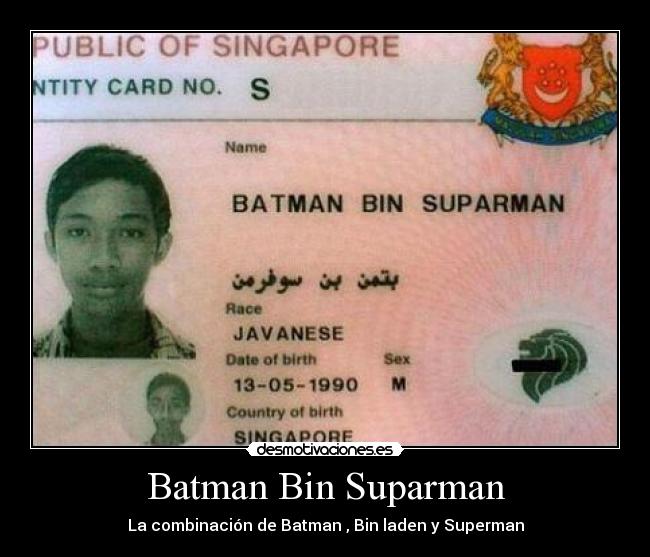 Batman Bin Suparman - 