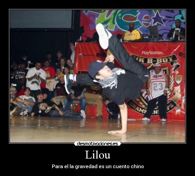 Lilou - Para el la gravedad es un cuento chino