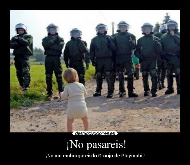 ¡No pasareis! -