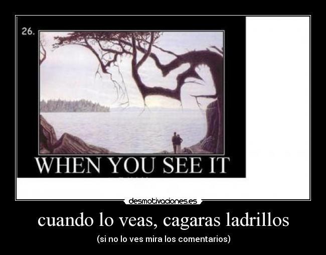 cuando lo veas, cagaras ladrillos - (si no lo ves mira los comentarios)