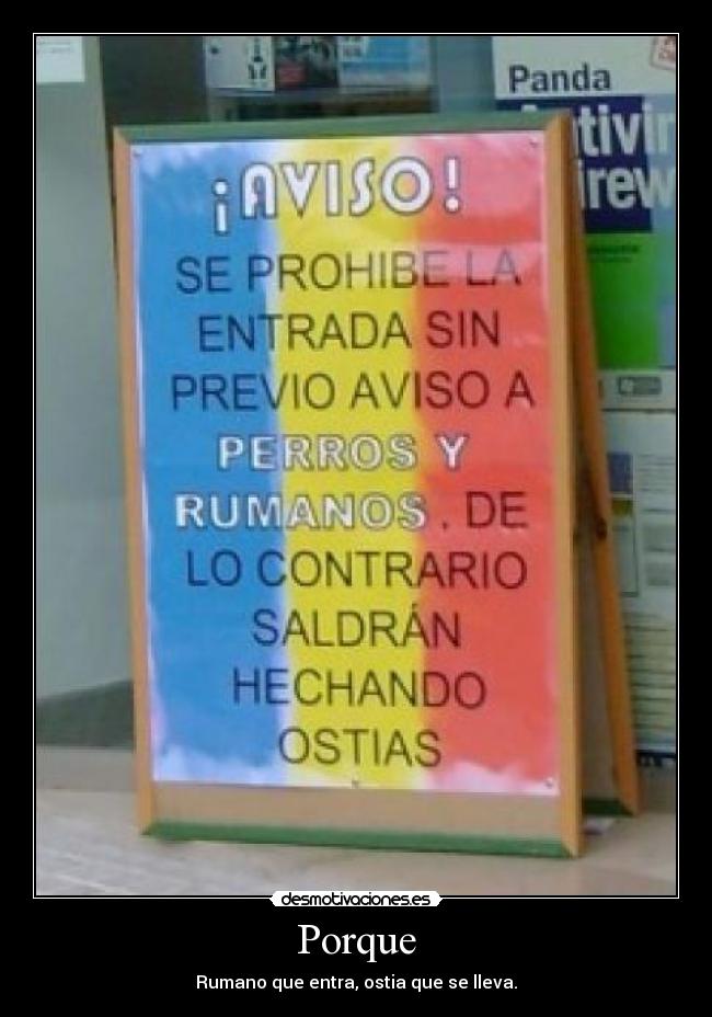 carteles rumanos ostias desmotivaciones