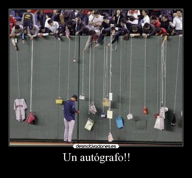 Un autógrafo!! - 