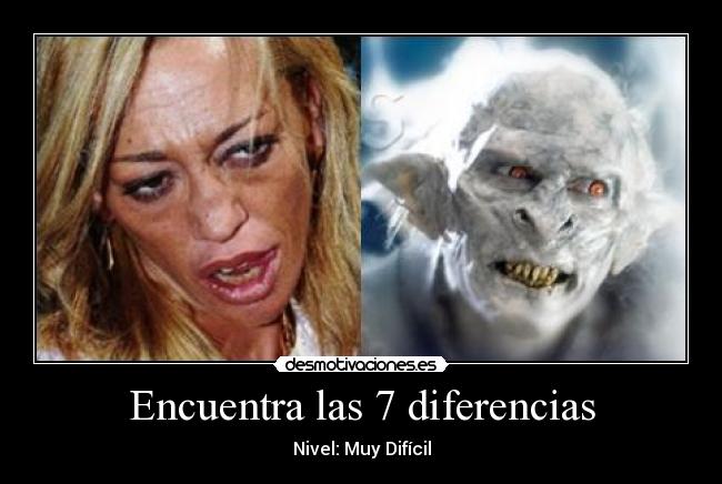 Encuentra las 7 diferencias -