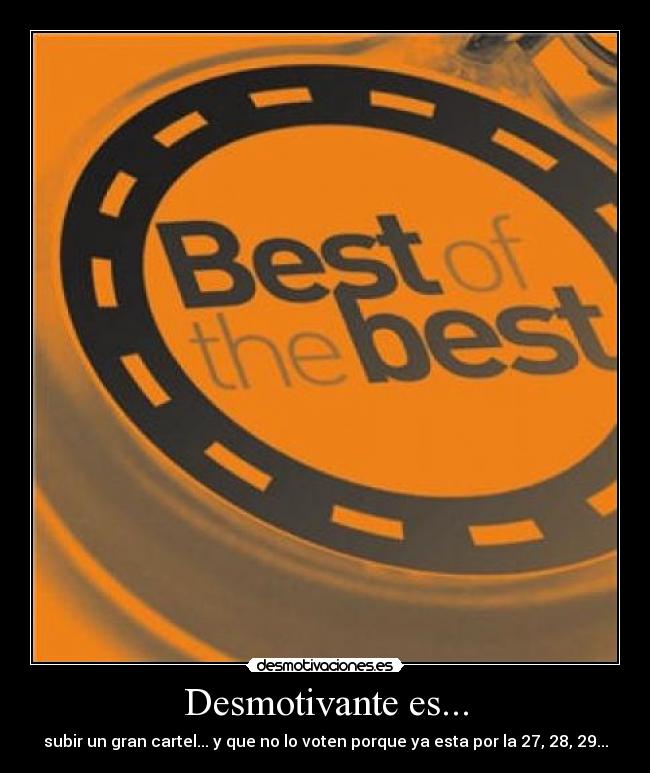 Desmotivante es... - 