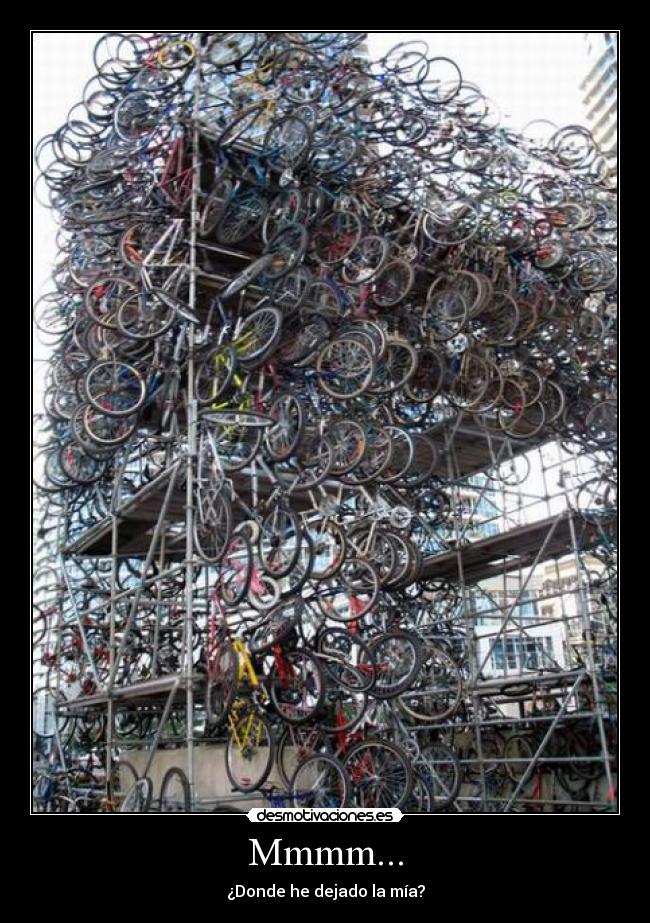 Mmmm... - ¿Donde he dejado la mía?