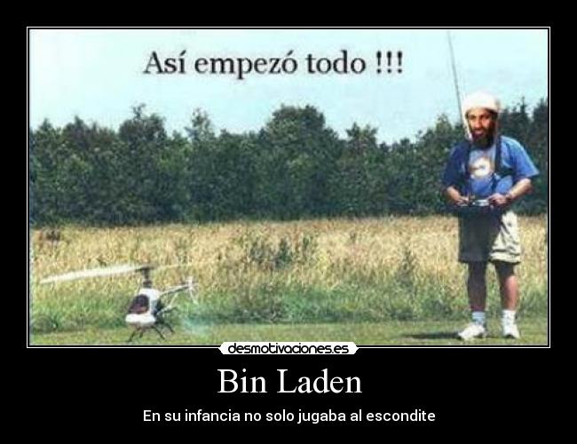 Bin Laden - En su infancia no solo jugaba al escondite
