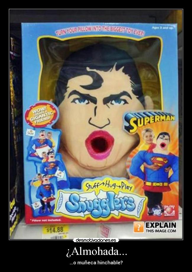 ¿Almohada... - ...o muñeca hinchable?
