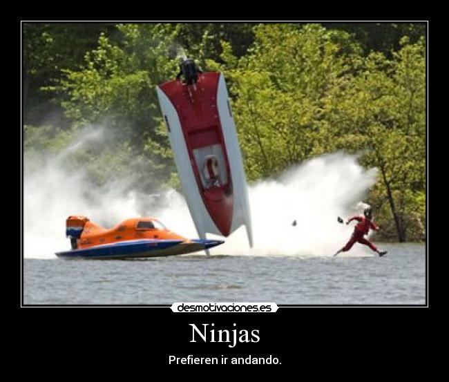 carteles ninjas fail blog gente agua deportes desmotivaciones