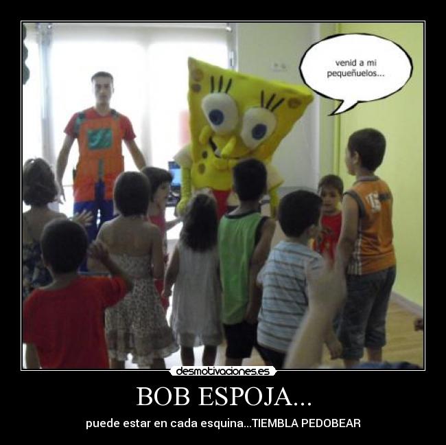 carteles bob esponja desmotivaciones