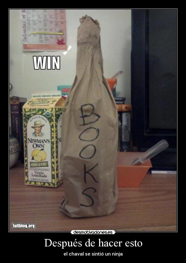 Después de hacer esto -