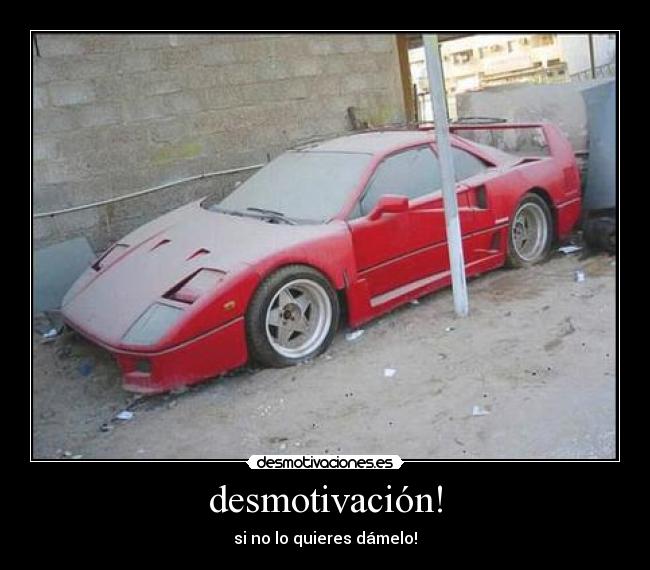 desmotivación! - 