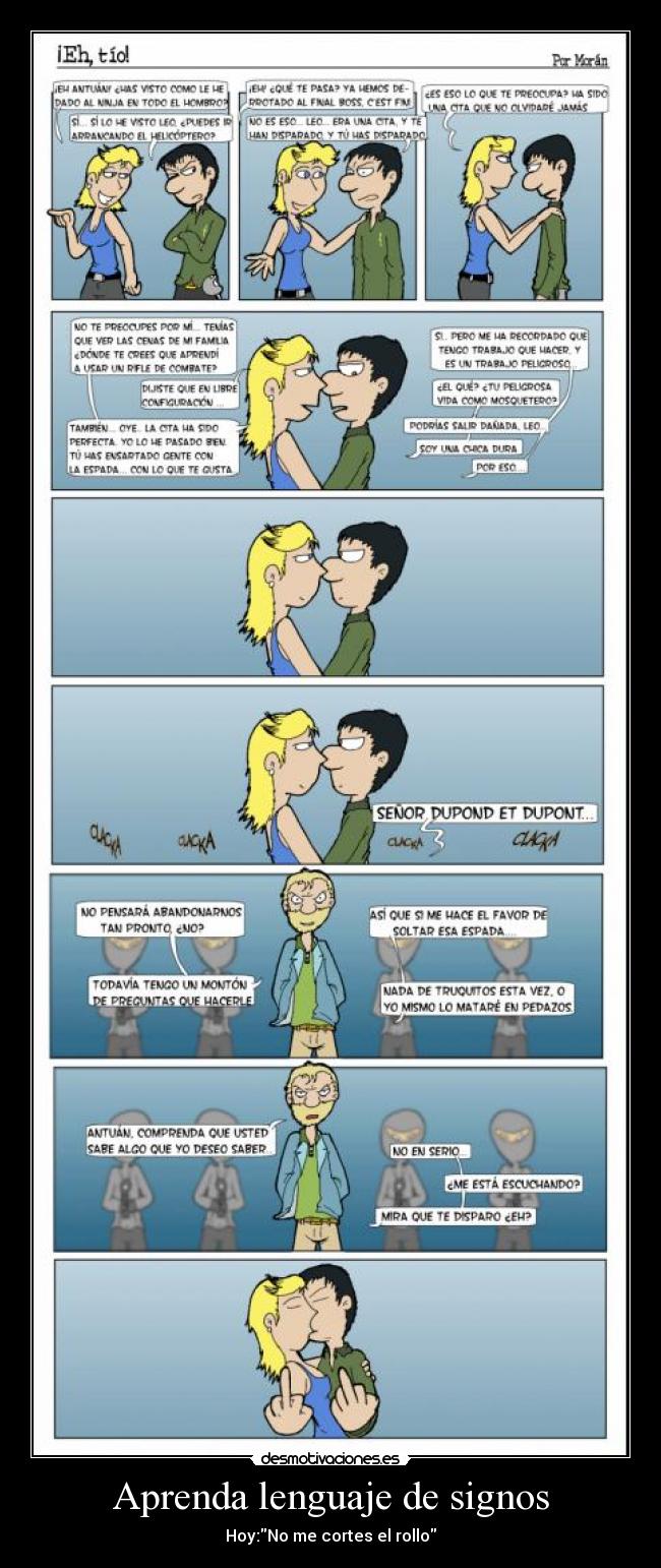 Aprenda lenguaje de signos -
