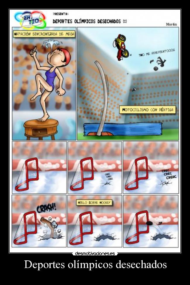 carteles deportes deportes olimpicos desechados desmotivaciones