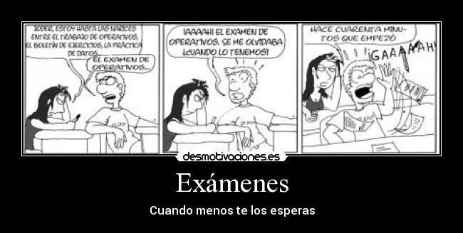 Exámenes -