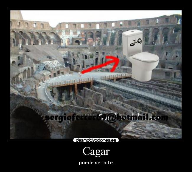 carteles cagar puede ser arte desmotivaciones