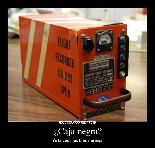 carteles caja negra aviones desmotivaciones