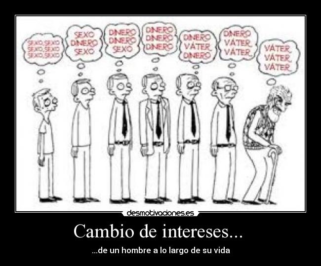 carteles cambio intereses hombre vida desmotivaciones