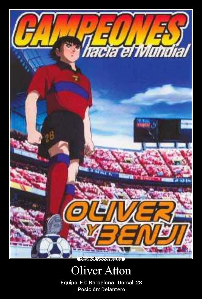Oliver Atton - Equipo: F.C Barcelona Dorsal: 28
Posición: Delantero