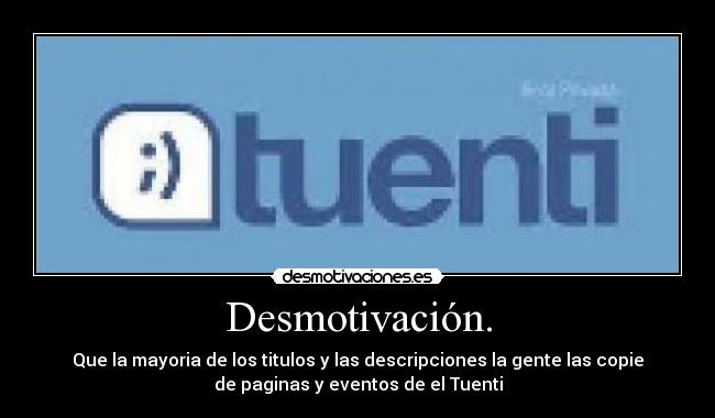 Desmotivación. - 