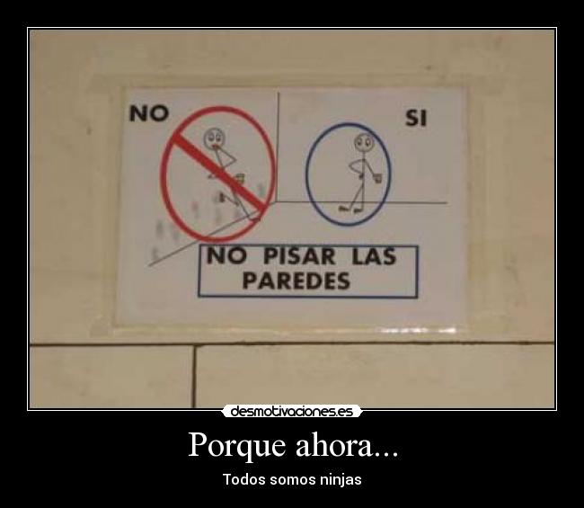 Porque ahora... - Todos somos ninjas