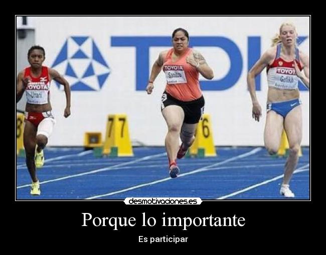 Porque lo importante -