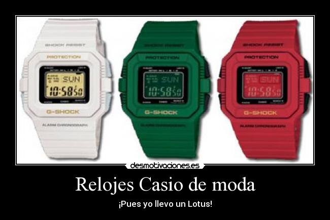 Relojes Casio de moda -