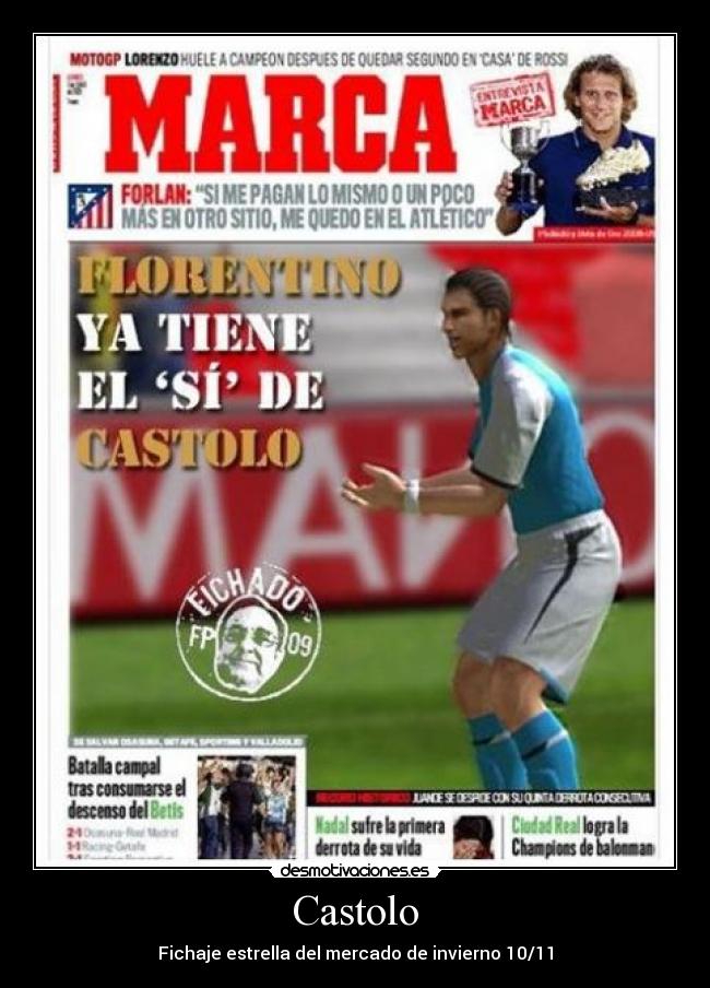 Castolo - Fichaje estrella del mercado de invierno 10/11