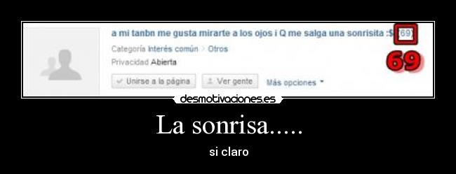 La sonrisa..... - 