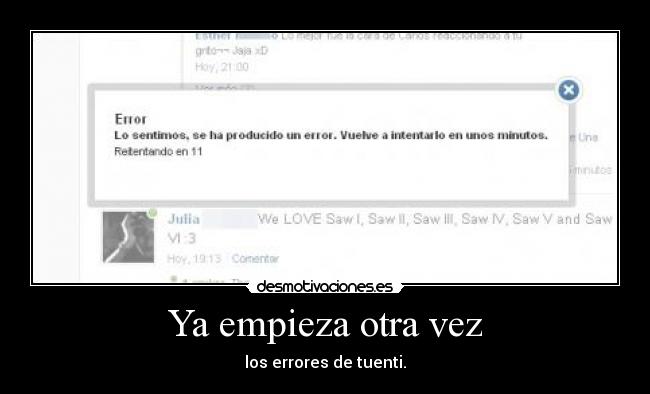 Ya empieza otra vez -