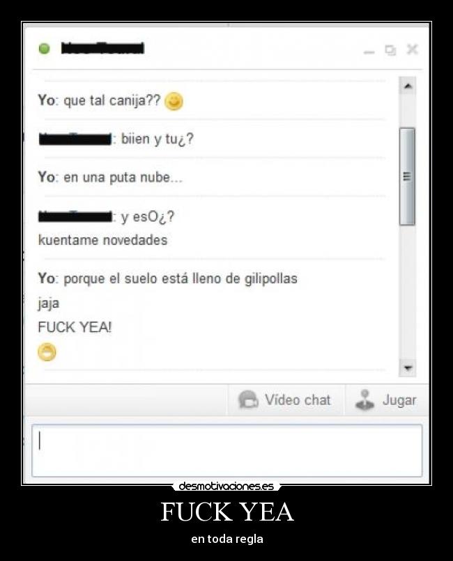 FUCK YEA - en toda regla